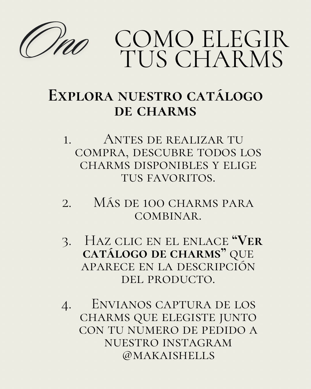 Case Personalizada (1-9 charms)