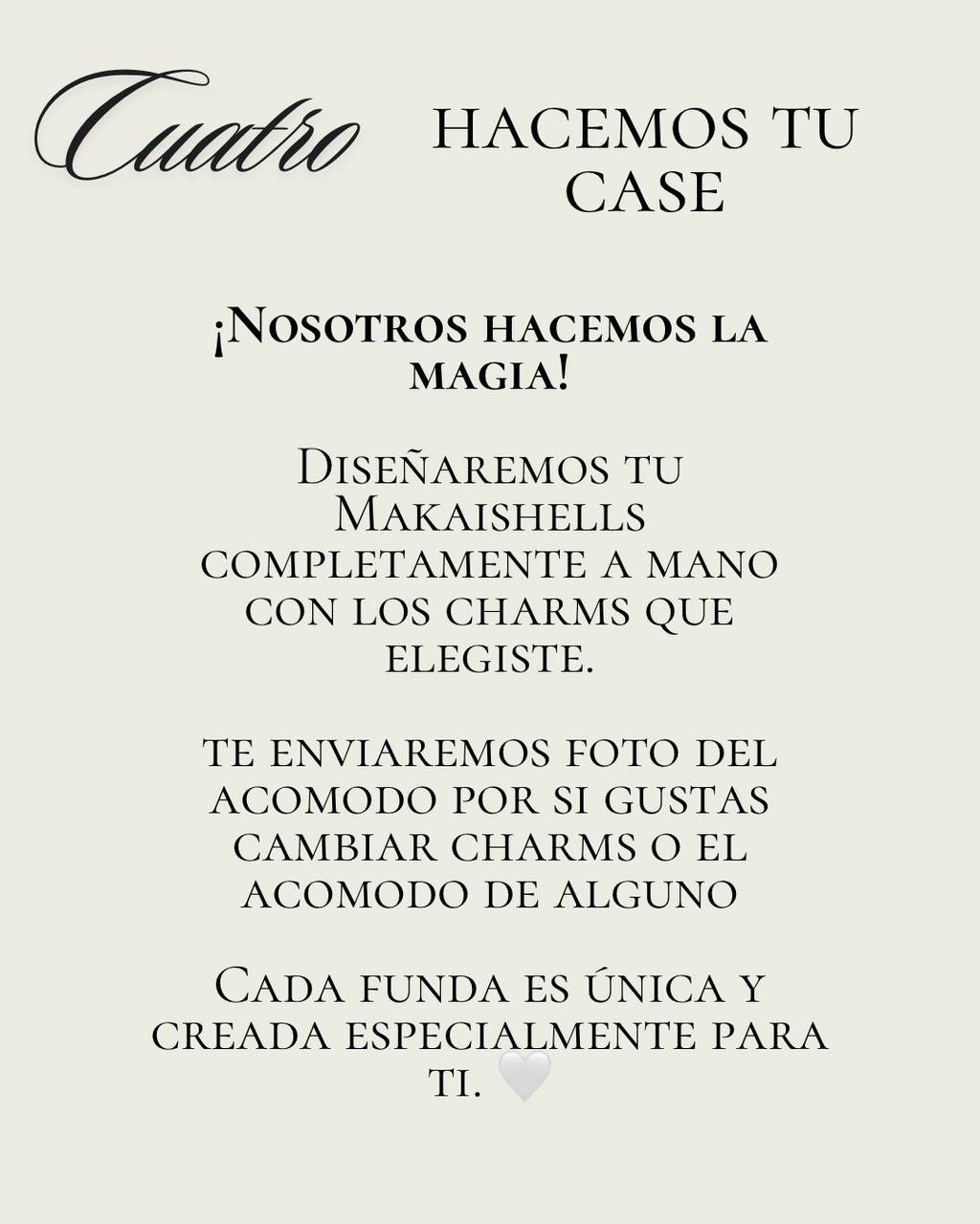 Case Personalizada (10-15 charms)