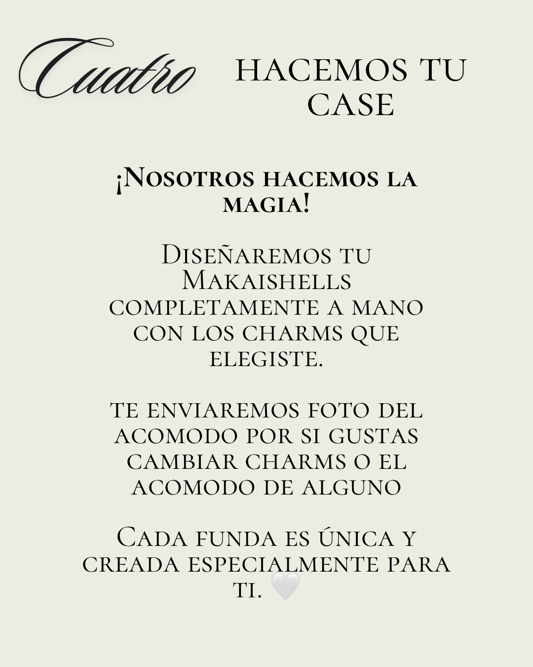 Case Personalizada (1-9 charms)